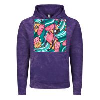 Cloud Purple nurse slippers seamless pattern Vintage Hoodie - BundleAndBundleShop
