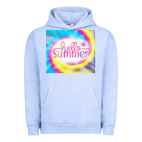 Pigment Grape Ice Hello Summer Tie Dye Tumbler Urban Hoodie - CowCowDesign