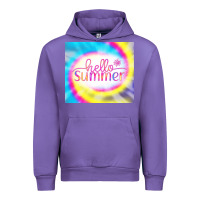Tulip Hello Summer Tie Dye Tumbler Urban Hoodie - CowCowDesign
