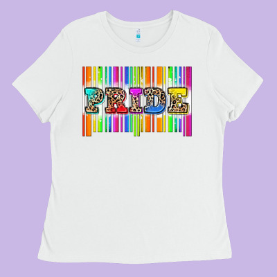 Pride Barcode Ladies Tee Designed By Zillion Design Studio