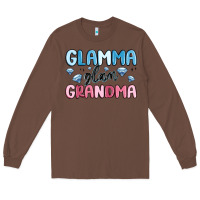 Chestnut glamma glam grandma Long Sleeve Tee - MaliasSmallBusiness