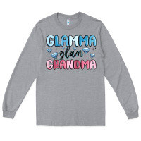 Heather Grey glamma glam grandma Long Sleeve Tee - MaliasSmallBusiness
