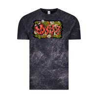 Cloud Black ladybug one background Vintage Tee - BarkalooDesign