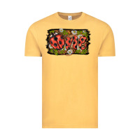 Vintage Mustard ladybug one background Vintage Tee - BarkalooDesign