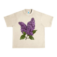 Sandshell Purple Lilac Flower Illustrations Urban Heavy Tee - LillyAllenDesigns