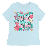 Baby Blue mama nurse Ladies Tee - texasbilliewilder