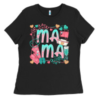 Black mama nurse Ladies Tee - texasbilliewilder