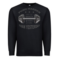 Black push harder Premium Sweatshirt - Bettercallsaul