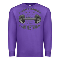 Purple push harder Premium Sweatshirt - Bettercallsaul