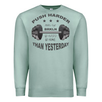 Seafoam push harder Premium Sweatshirt - Bettercallsaul