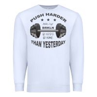 White push harder Premium Sweatshirt - Bettercallsaul