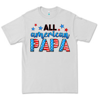 Dove Grey All American papa Premium Tee - Neo Western