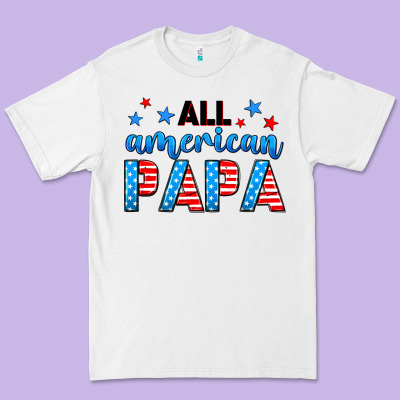 All American Papa Premium Tee Designed By Neo Western
