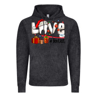 Vintage Black Christmas love  dentist Vintage Hoodie - AdoDesignShop