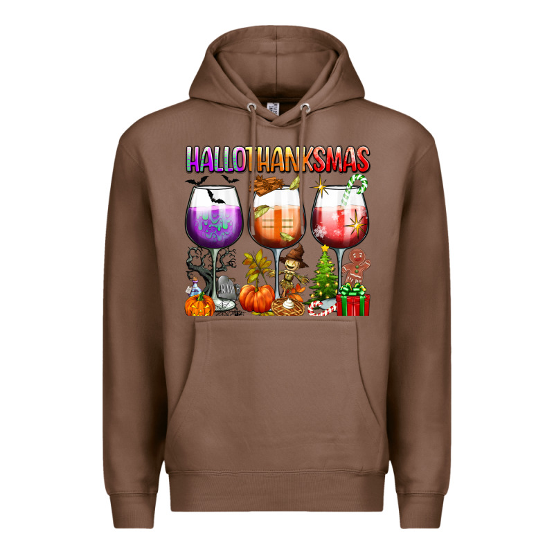 Hallothanksmas Premium Hoodie by texasbilliewilder | Teevron