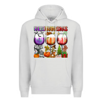 Dove Grey hallothanksmas Premium Hoodie - texasbilliewilder