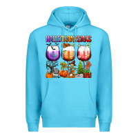 Ocean Blue hallothanksmas Premium Hoodie - texasbilliewilder