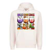 Pale Pink hallothanksmas Premium Hoodie - texasbilliewilder