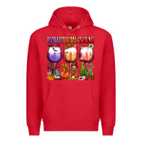 Red hallothanksmas Premium Hoodie - texasbilliewilder