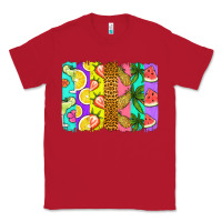 Red summer brushstroke Classic Tee - Jasminsmagicworld