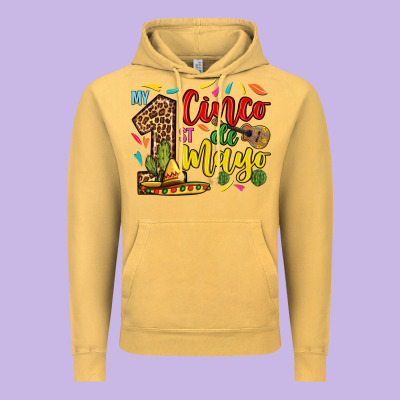 My First Cinco De Mayo Vintage Hoodie Designed By Ranaportraitstore