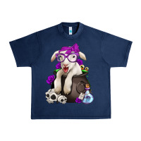 Navy funny halloween lamb Urban Heavy Tee - Jasminsmagicworld