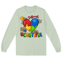 Matcha different is beautiful autism Long Sleeve Tee - MaliasSmallBusiness