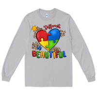 Moon Dust different is beautiful autism Long Sleeve Tee - MaliasSmallBusiness