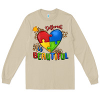 Mushroom different is beautiful autism Long Sleeve Tee - MaliasSmallBusiness