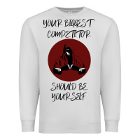 Dove Grey Your Biggest Competitor Premium Sweatshirt - Bettercallsaul