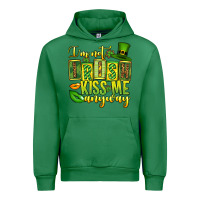 Emerald St. Patrick's I am not irish kiss me anyway Urban Hoodie - OliviaCreatesArt