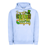 Pigment Grape Ice St. Patrick's I am not irish kiss me anyway Urban Hoodie - OliviaCreatesArt