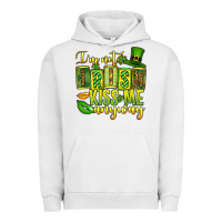 Pigment Lunar Rock St. Patrick's I am not irish kiss me anyway Urban Hoodie - OliviaCreatesArt