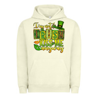 Pigment Pistachio St. Patrick's I am not irish kiss me anyway Urban Hoodie - OliviaCreatesArt