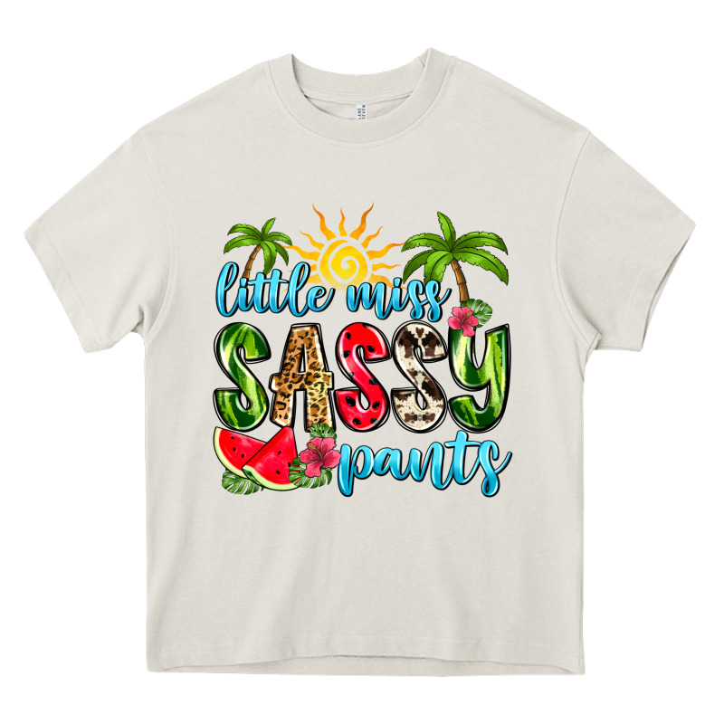 Little Miss Sassy Pants Heavy Core Tee by Zillion Design Studio | Teevron