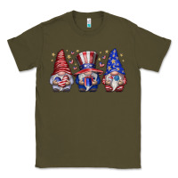 Army Green American Gnomes Classic Tee - CowhideDigitalArt