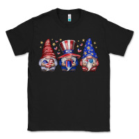 Black American Gnomes Classic Tee - CowhideDigitalArt