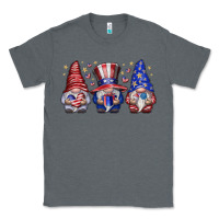 Charcoal Heather American Gnomes Classic Tee - CowhideDigitalArt