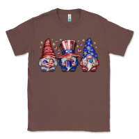 Chestnut American Gnomes Classic Tee - CowhideDigitalArt