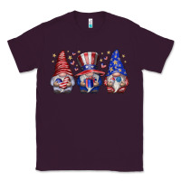 Plum American Gnomes Classic Tee - CowhideDigitalArt