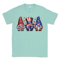 Seafoam American Gnomes Classic Tee - CowhideDigitalArt