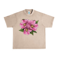 French Oak Wild Prairie Rose Illustrations Urban Heavy Tee - LillyAllenDesigns