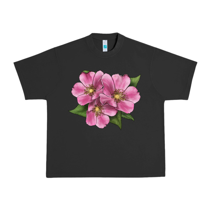 Wild Prairie Rose Illustrations Urban Heavy Tee by LillyAllenDesigns | Teevron