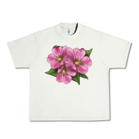 Pistachio Wild Prairie Rose Illustrations Urban Heavy Tee - LillyAllenDesigns