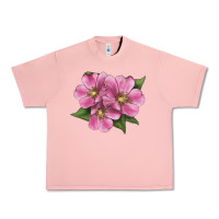Salmon Wild Prairie Rose Illustrations Urban Heavy Tee - LillyAllenDesigns