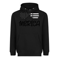 Black Merica Heavyweight Hoodie - Bettercallsaul