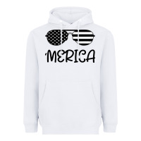 White Merica Heavyweight Hoodie - Bettercallsaul