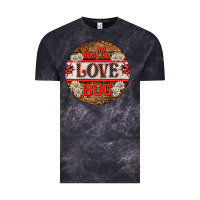 Cloud Black hello love bug ladybug ornament Vintage Tee - BarkalooDesign
