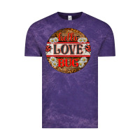 Cloud Purple hello love bug ladybug ornament Vintage Tee - BarkalooDesign