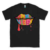 Black summer vibes lips Classic Tee - Jasminsmagicworld